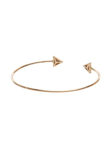 Pave Double Triangle Cuff