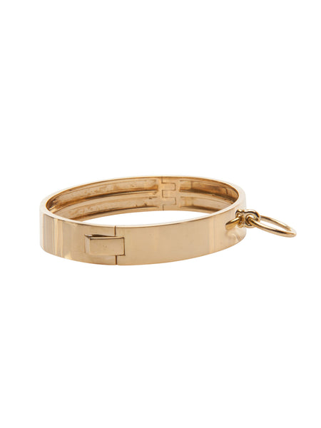 Solid Bangle with Single Link