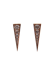 Large Dagger Diamond Earrings