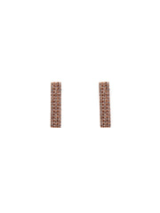 Stacked Bar Diamond Earrings