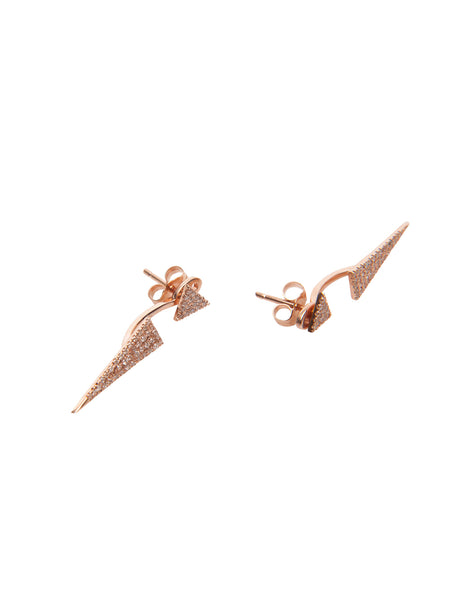 Triangle Topped Dagger Earrings