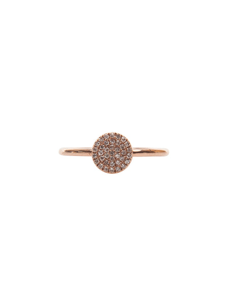 Diamond Pave Circle Ring