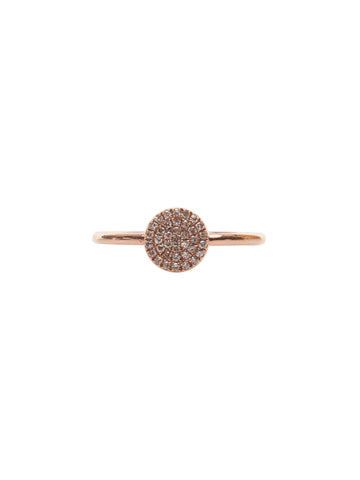 Diamond Pave Circle Ring